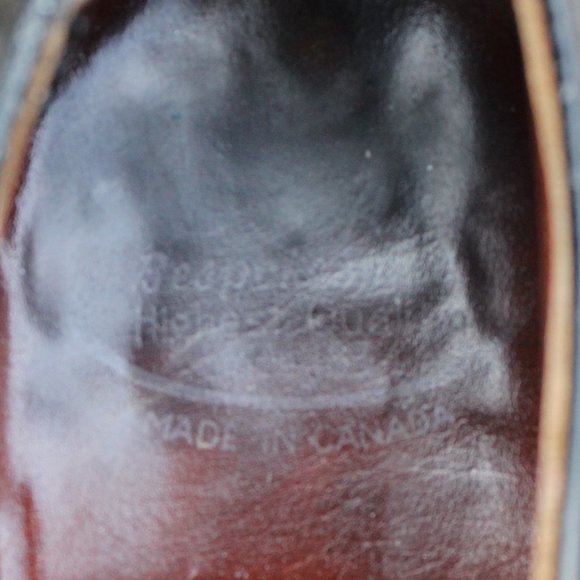 Vtg Dack’s Black Calfskin Cap Toe Oxford, Men's Size 8 E, EUC, Made in Canada - Picture 10 of 12
